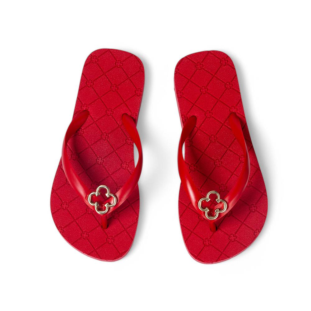 CHINELO INFANTIL VERMELHO RUBI MONOGRAMA image number 4