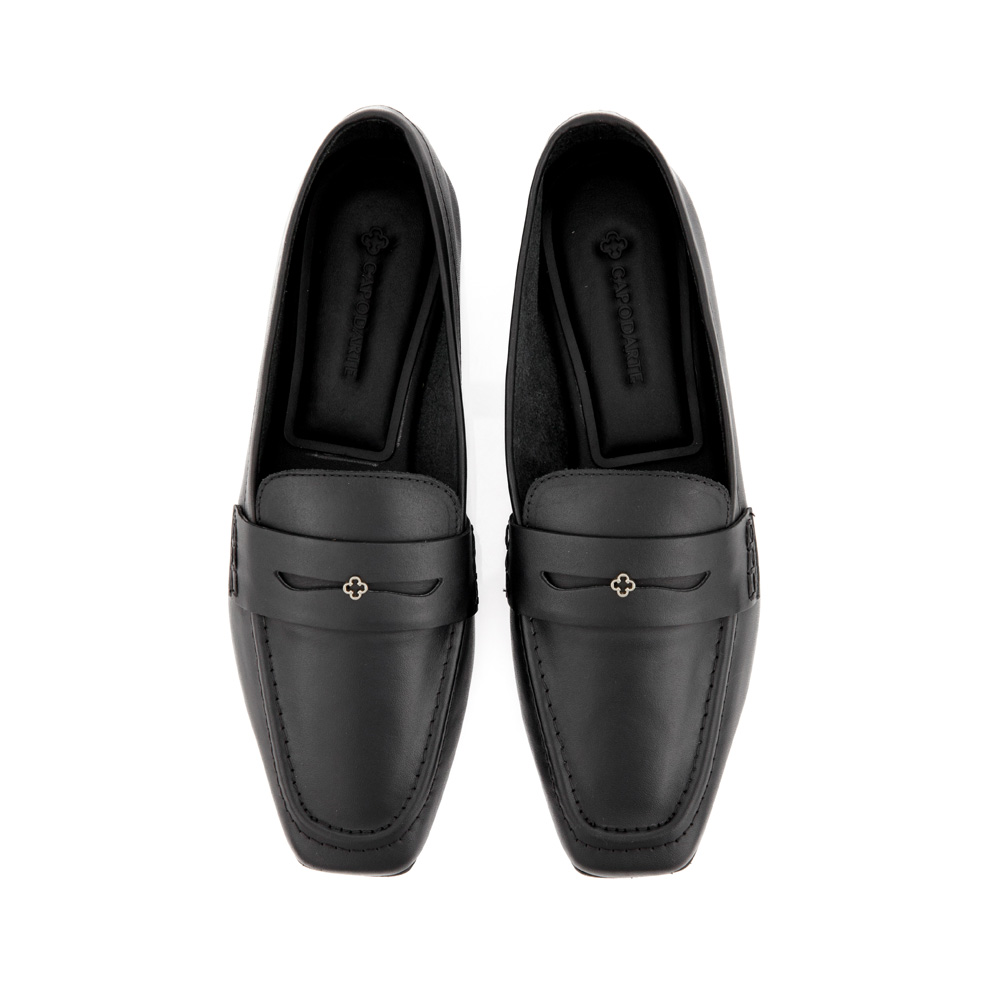 LOAFER MOCASSIM PRETO DE COURO image number 4