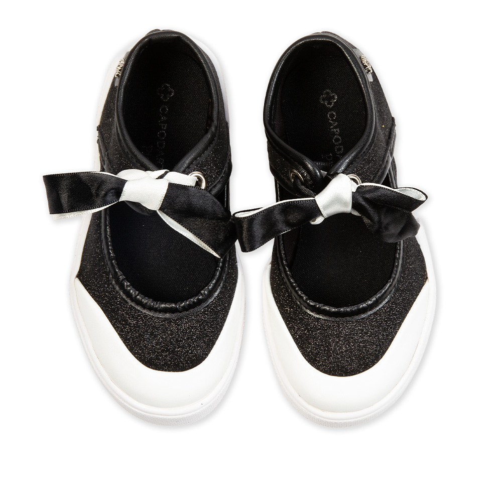 SAPATILHA BEB&Ecirc; PRETA AMARRA&Ccedil;&Atilde;O CETIM image number 4