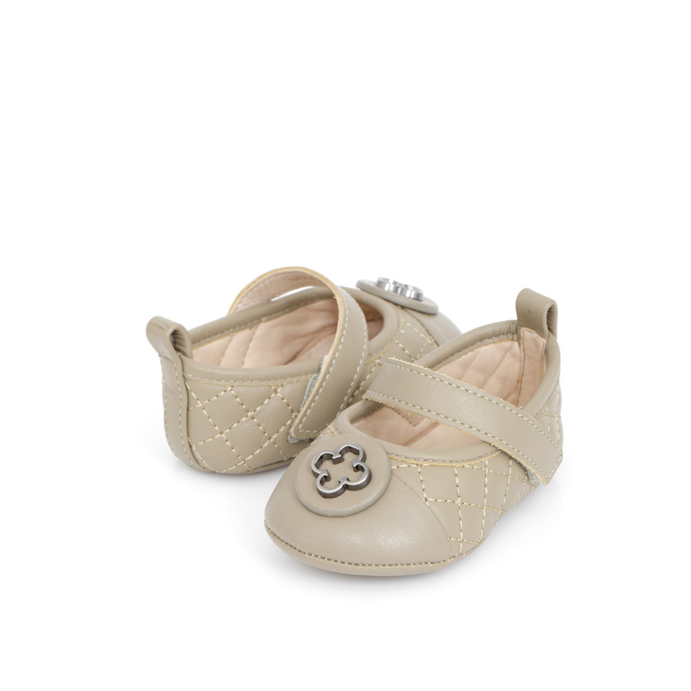 SAPATILHA RN DE COURO MATELASS&Ecirc; VERDE COM VELCRO image number 2