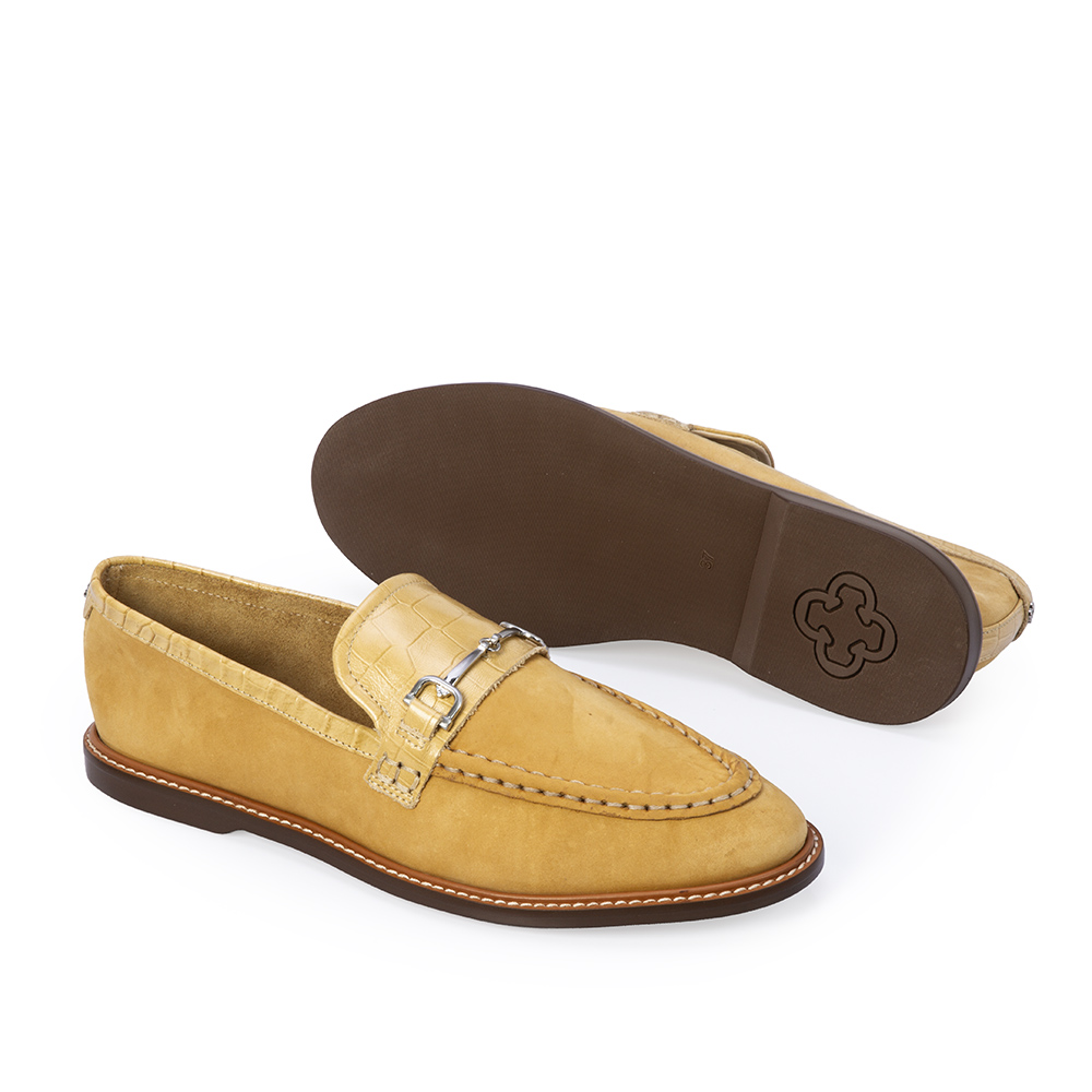 LOAFER MOCASSIM BEGE SAVANA DE COURO BRID&Atilde;O image number 3