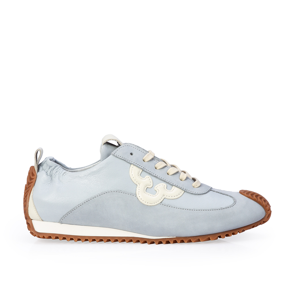 T&Ecirc;NIS FEMININO AZUL TURMALINA DE COURO SNEAKERS image number 0