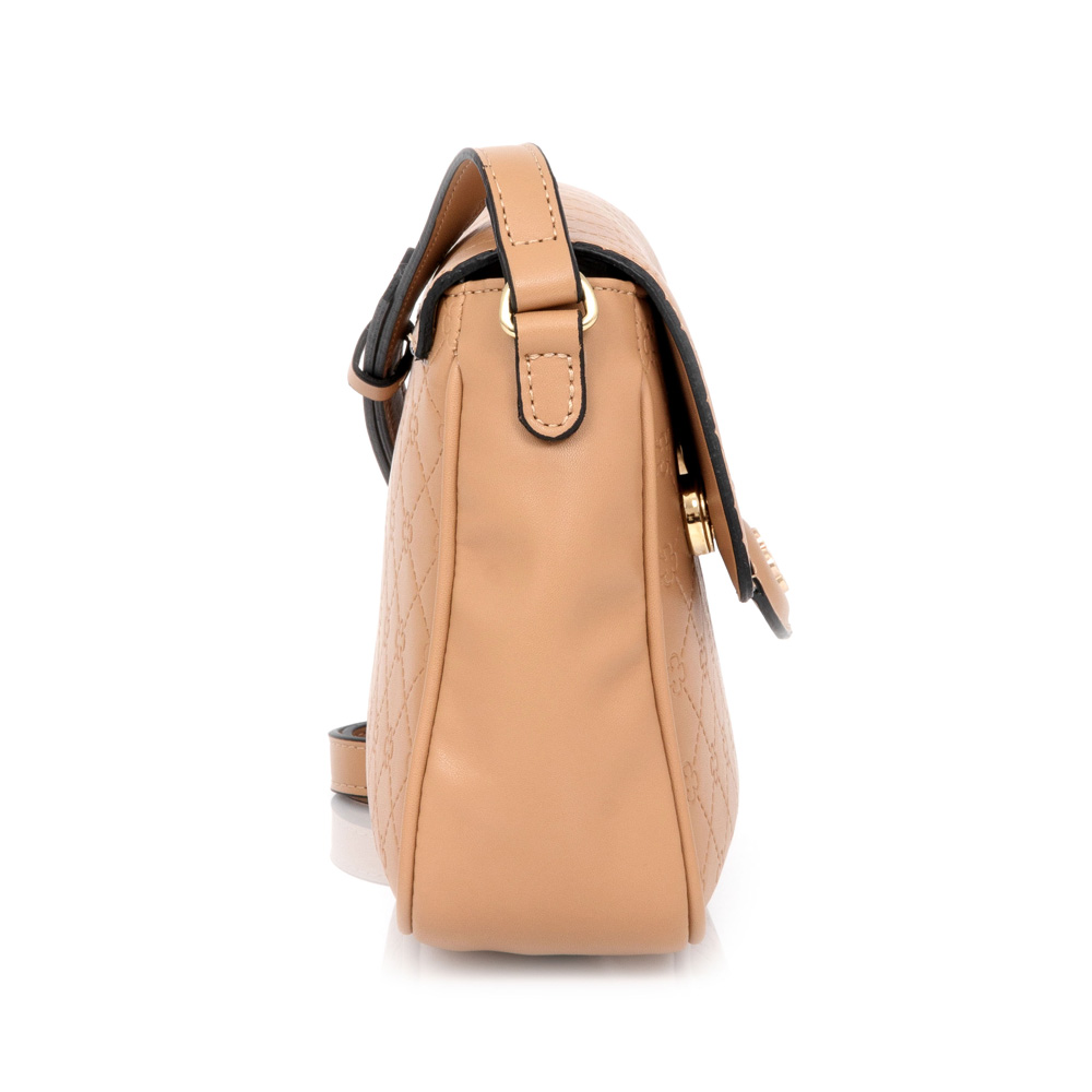 BOLSA PEQUENA TIRACOLO BEGE NATURALE MONOGRAMA image number 3