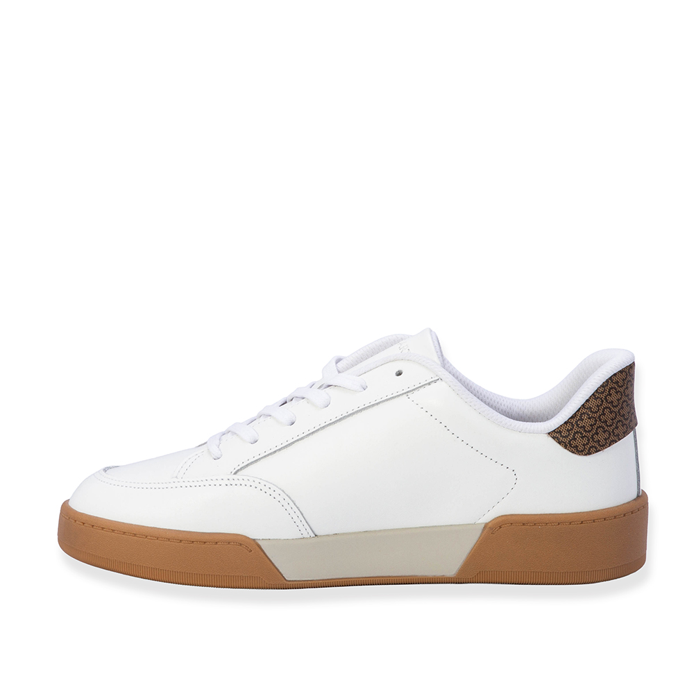 T&Ecirc;NIS FEMININO BRANCO DE COURO MONOGRAMA AMARRA&Ccedil;&Atilde;O image number 2