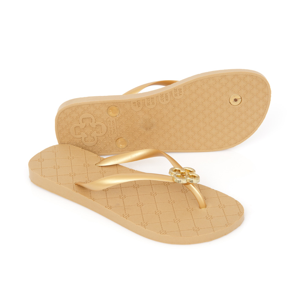 CHINELO DE DEDO DOURADO MONOGRAMA image number 3