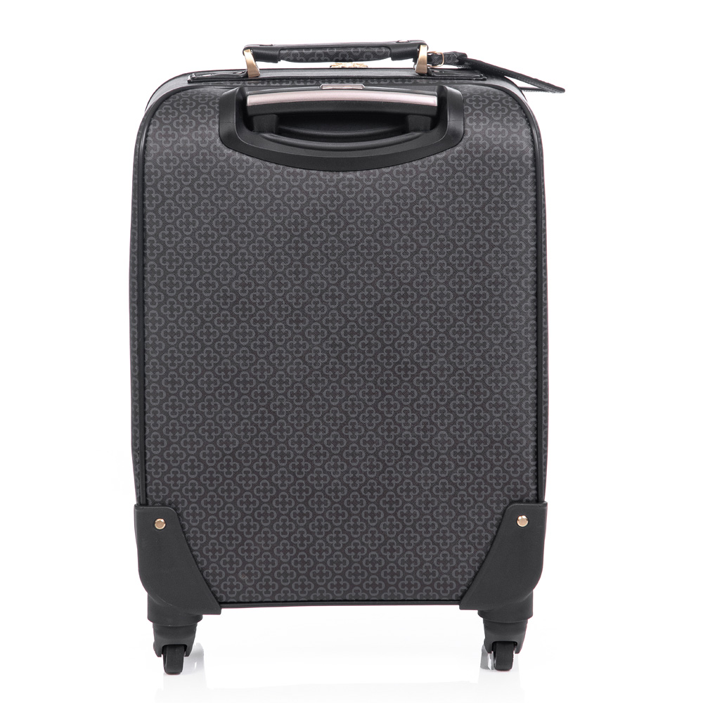 MALA DE BORDO 4 RODAS PRETA MONOGRAMA + TAG IDENTIFICA&Ccedil;&Atilde;O image number 2