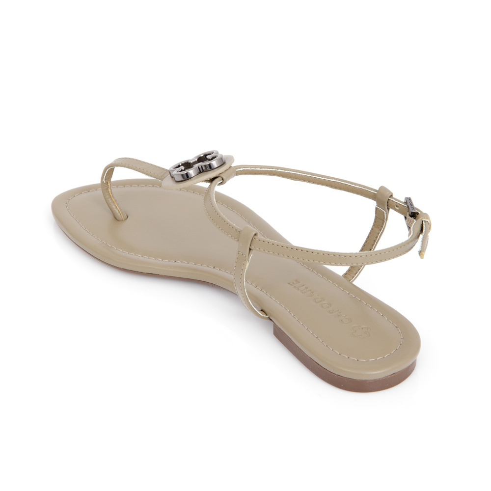 SAND&Aacute;LIA RASTEIRA DE COURO VERDE ALBERO image number 2