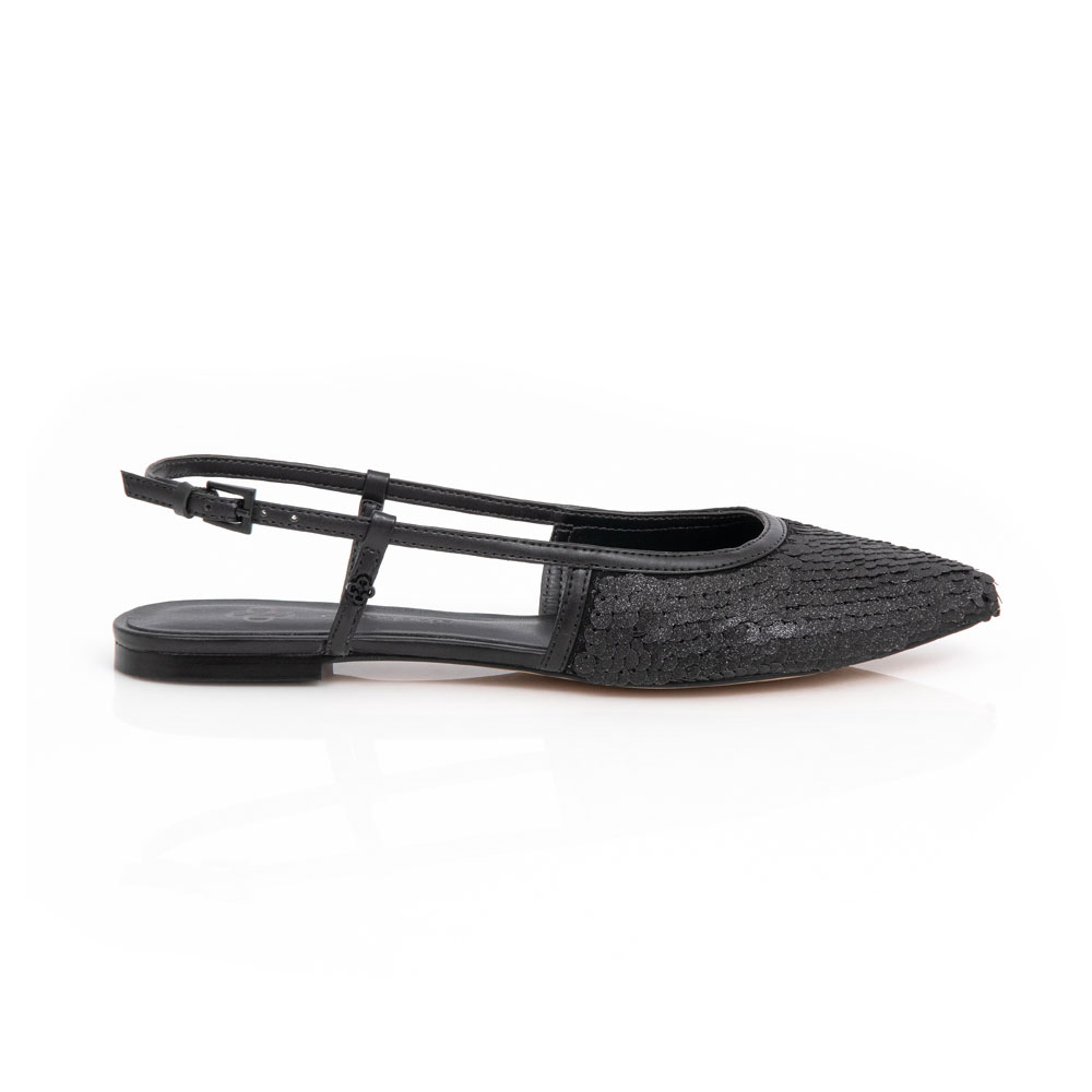 SAPATILHA SLINGBACK PRETA PAETÊ image number 0