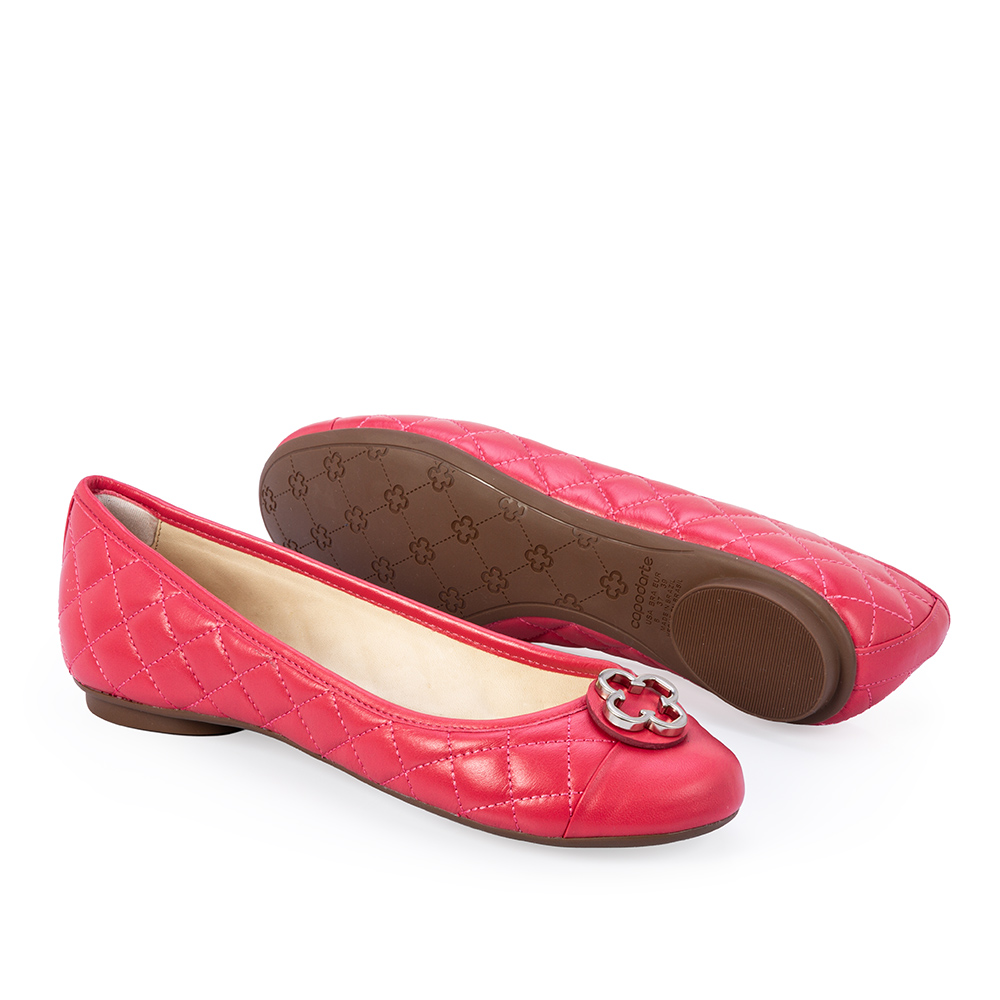 SAPATILHA CATHERINE MATELASS&Ecirc; COURO ROSA MAGN&Oacute;LIA image number 3