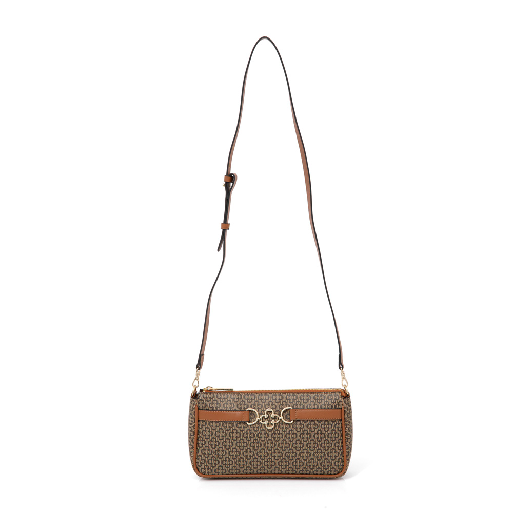BOLSA PEQUENA CARAMELO MONOGRAMA SHOULDER BAG image number 3