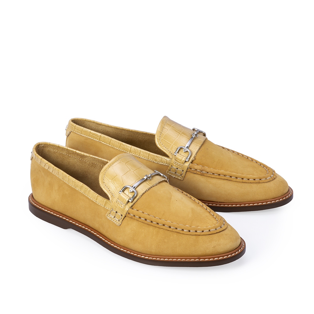 LOAFER MOCASSIM BEGE SAVANA DE COURO BRID&Atilde;O image number 1