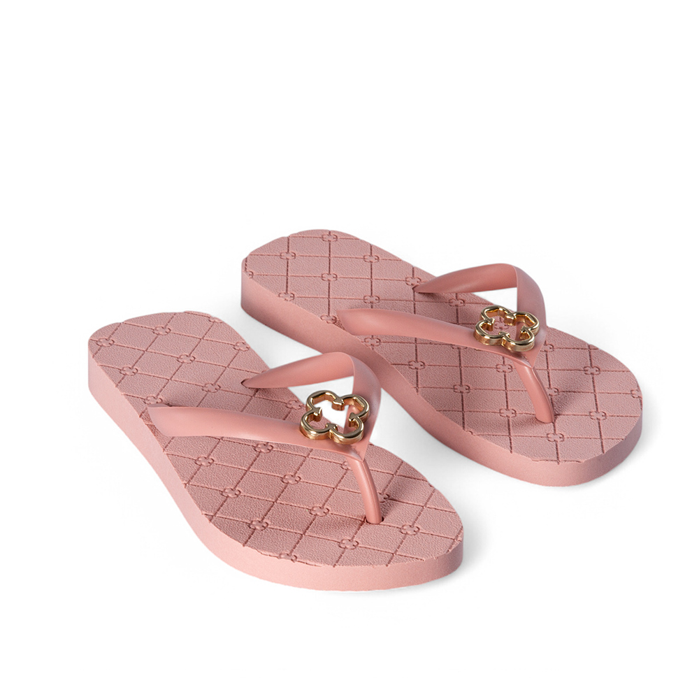 CHINELO DE DEDO INFANTIL ROSÊ MONOGRAMA image number 1