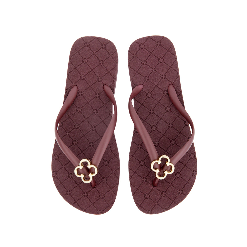 CHINELO DE DEDO BORDÔ MONOGRAMA image number 4