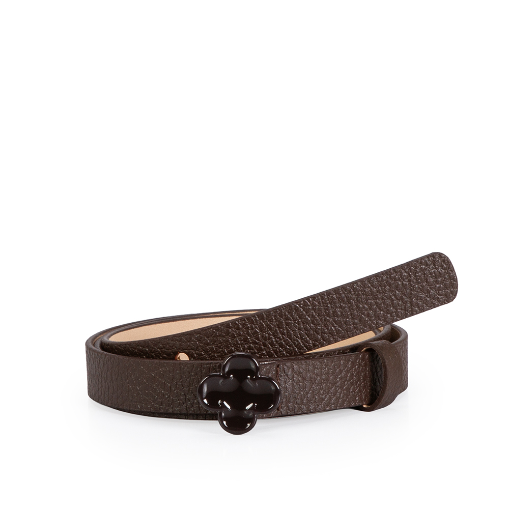 CINTO MARROM DE COURO FEMININO image number 0