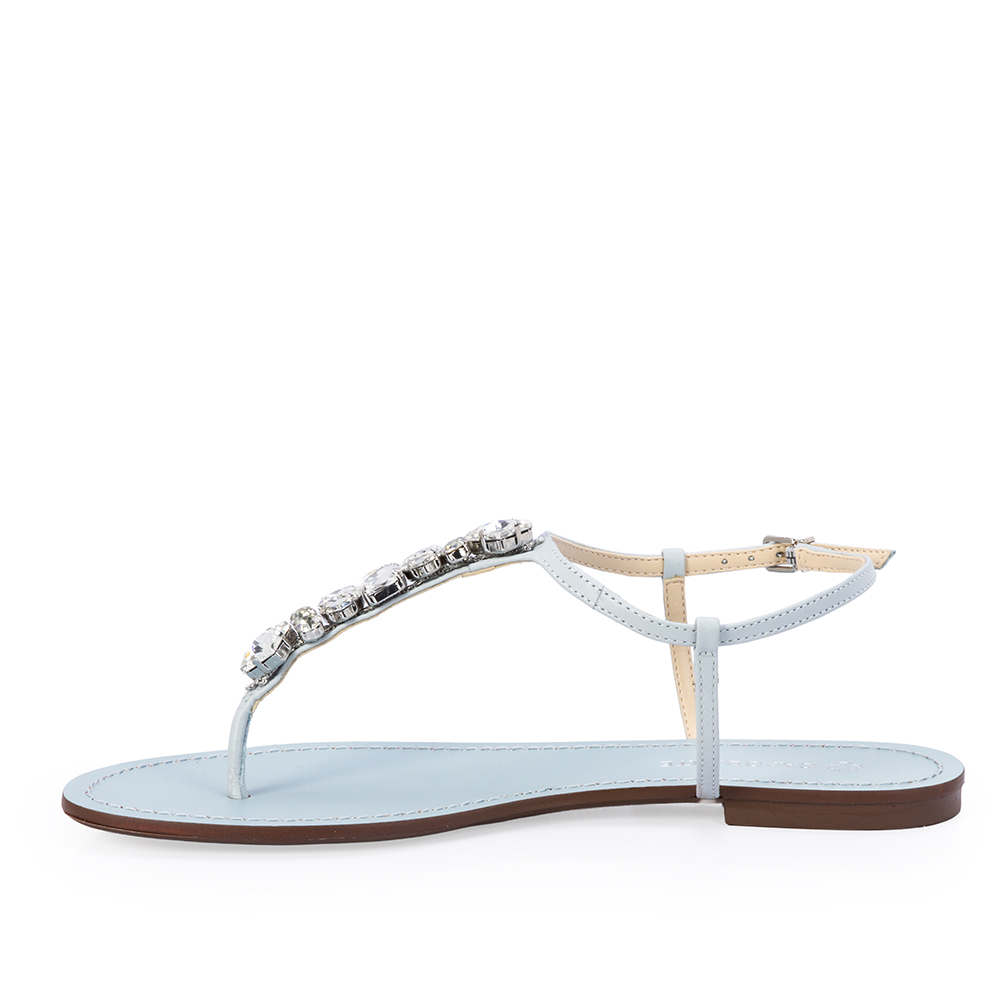 SAND&Aacute;LIA RASTEIRA COURO AZUL TURMALINA PEDRARIAS image number 2