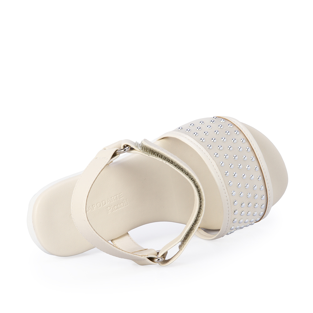 SANDÁLIA INFANTIL BRANCA TELA image number 4