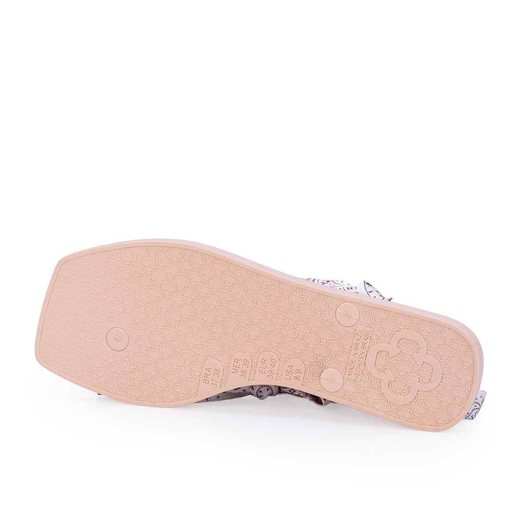 CHINELO DE DEDO LEN&Ccedil;O ESTAMPA PAISLEY ROSA image number 3