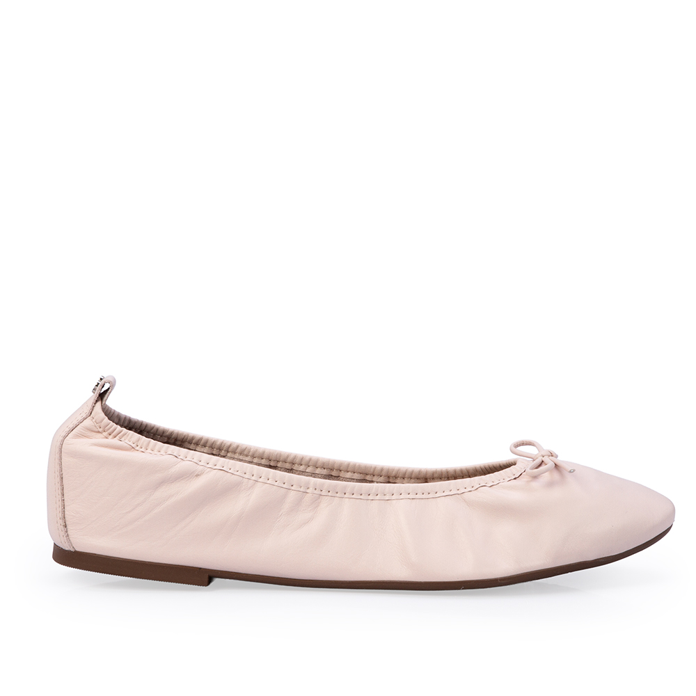 SAPATILHA ROSA PE&Ocirc;NIA COURO LA&Ccedil;O image number 0