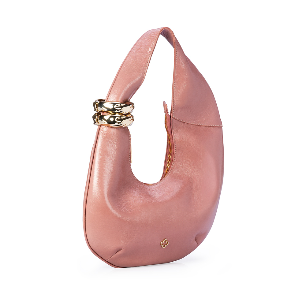 BOLSA HOBO COURO MALVA image number 1