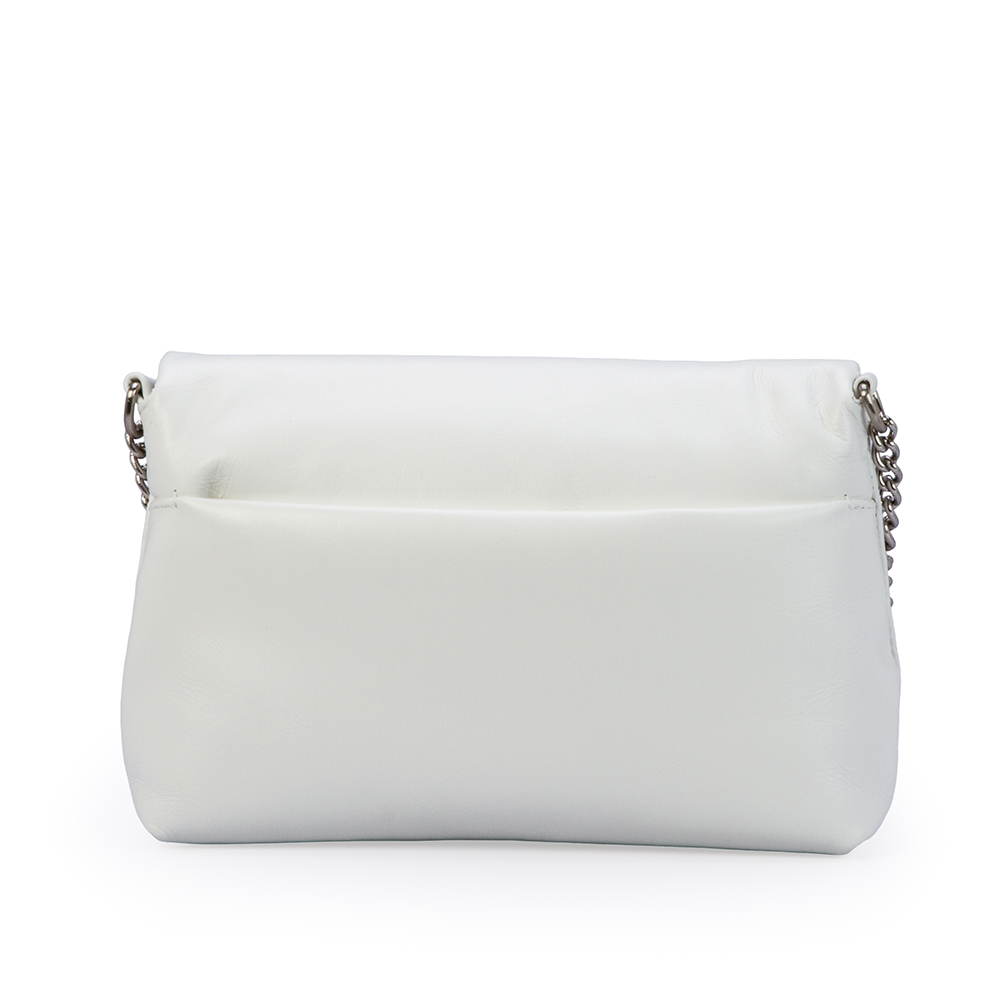 BOLSA PEQUENA TIRACOLO BRANCA DE COURO SHOULDER BAG image number 2