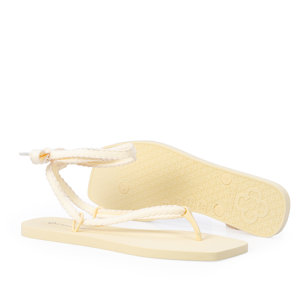 CHINELO DE DEDO INJETADO AMARRA&Ccedil;&Atilde;O AMARELO BRULLE CRU image number 3