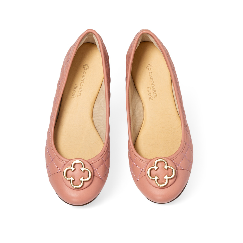 SAPATILHA INFANTIL ROS&Ecirc; COURO MATELASS&Ecirc; image number 4