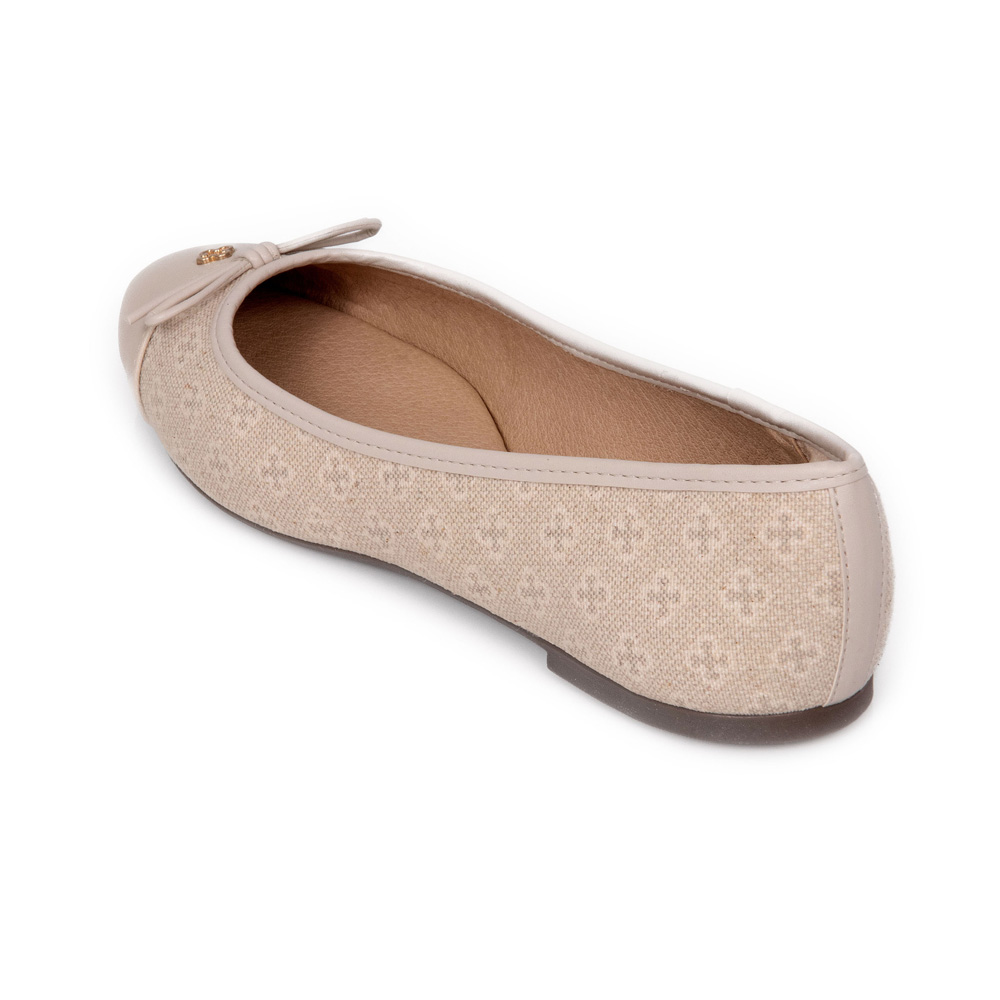 SAPATILHA BEGE R&Aacute;FIA MONOGRAMA image number 2