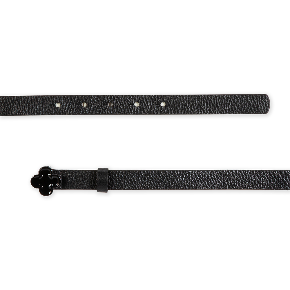 CINTO PRETO DE COURO FEMININO image number 3