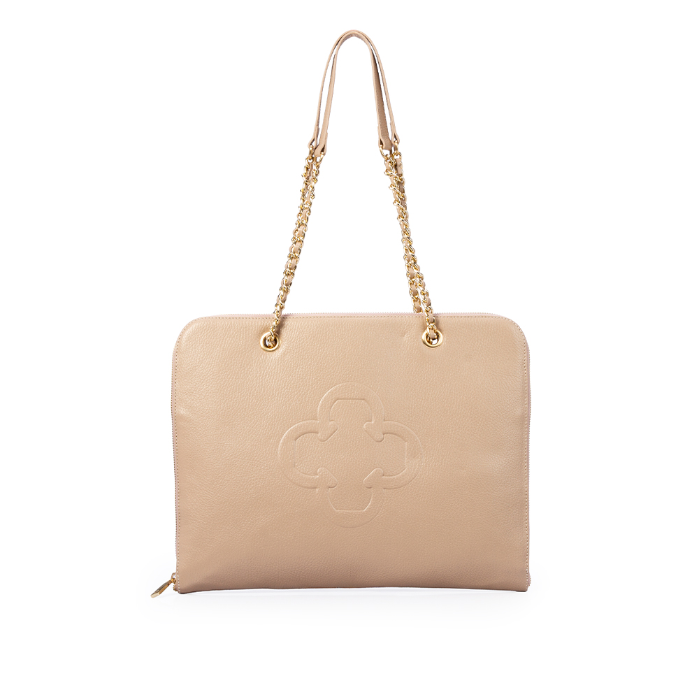 PASTA  NOTEBOOK NUDE SEDA DE COURO image number 0