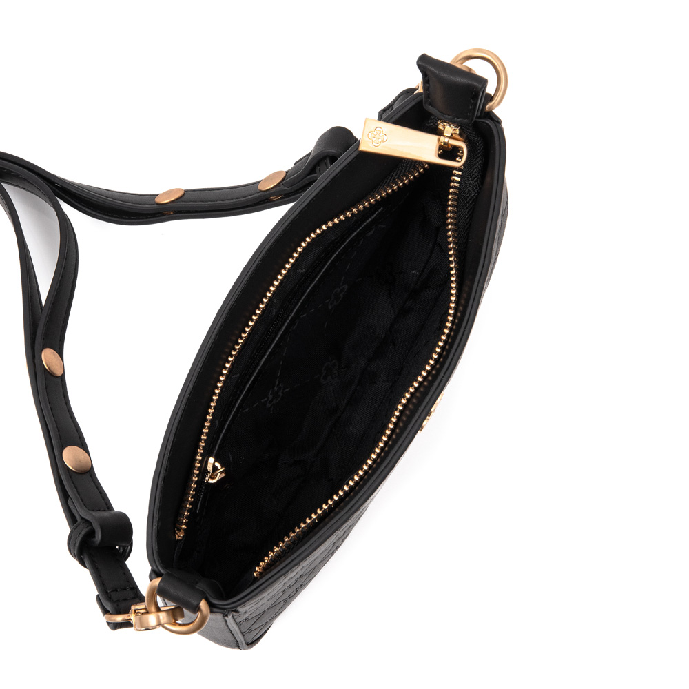 BOLSA TIRACOLO PEQUENA PRETA image number 3