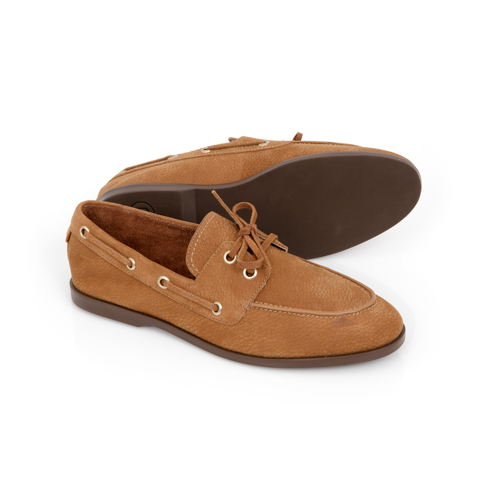 LOAFER MOCASSIM CARAMELO MOGNO COURO NOBUCK image number 3