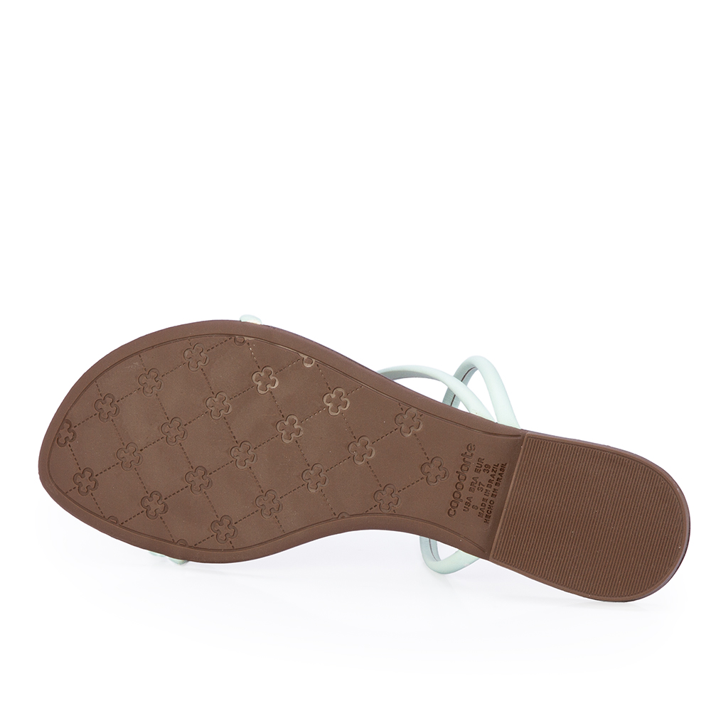 CHINELO RASTEIRO VERDE MATCHA DE COURO image number 3