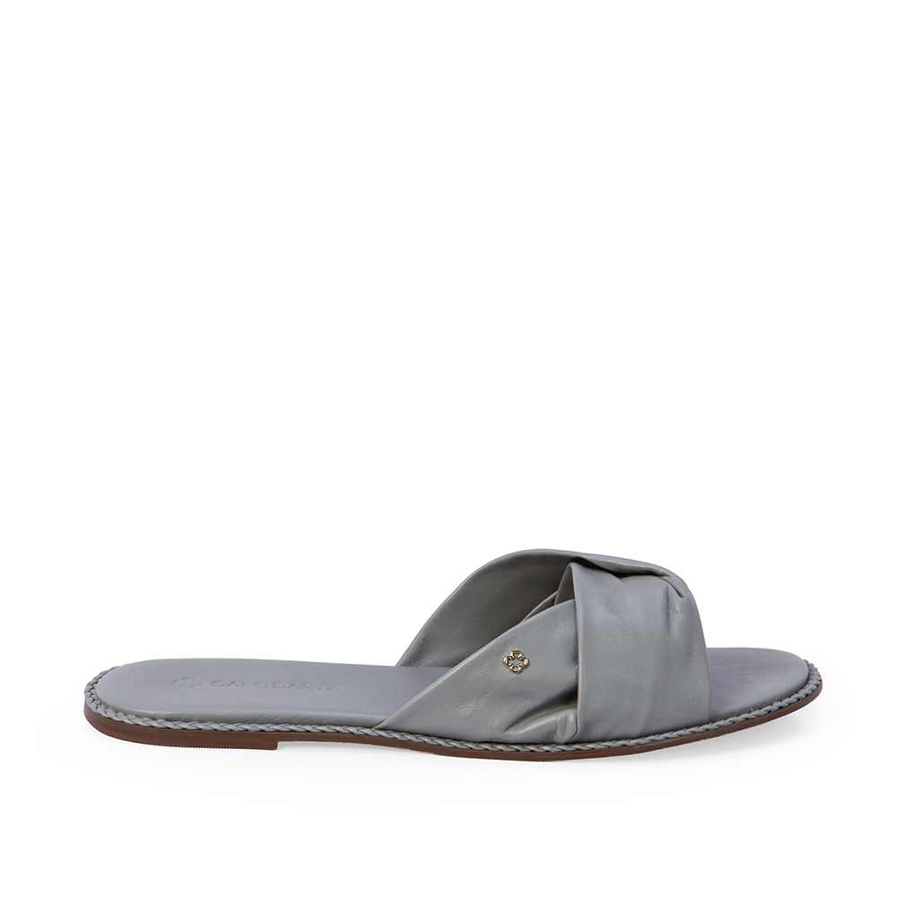 CHINELO RASTEIRO CINZA CARBONO DE COURO image number 0