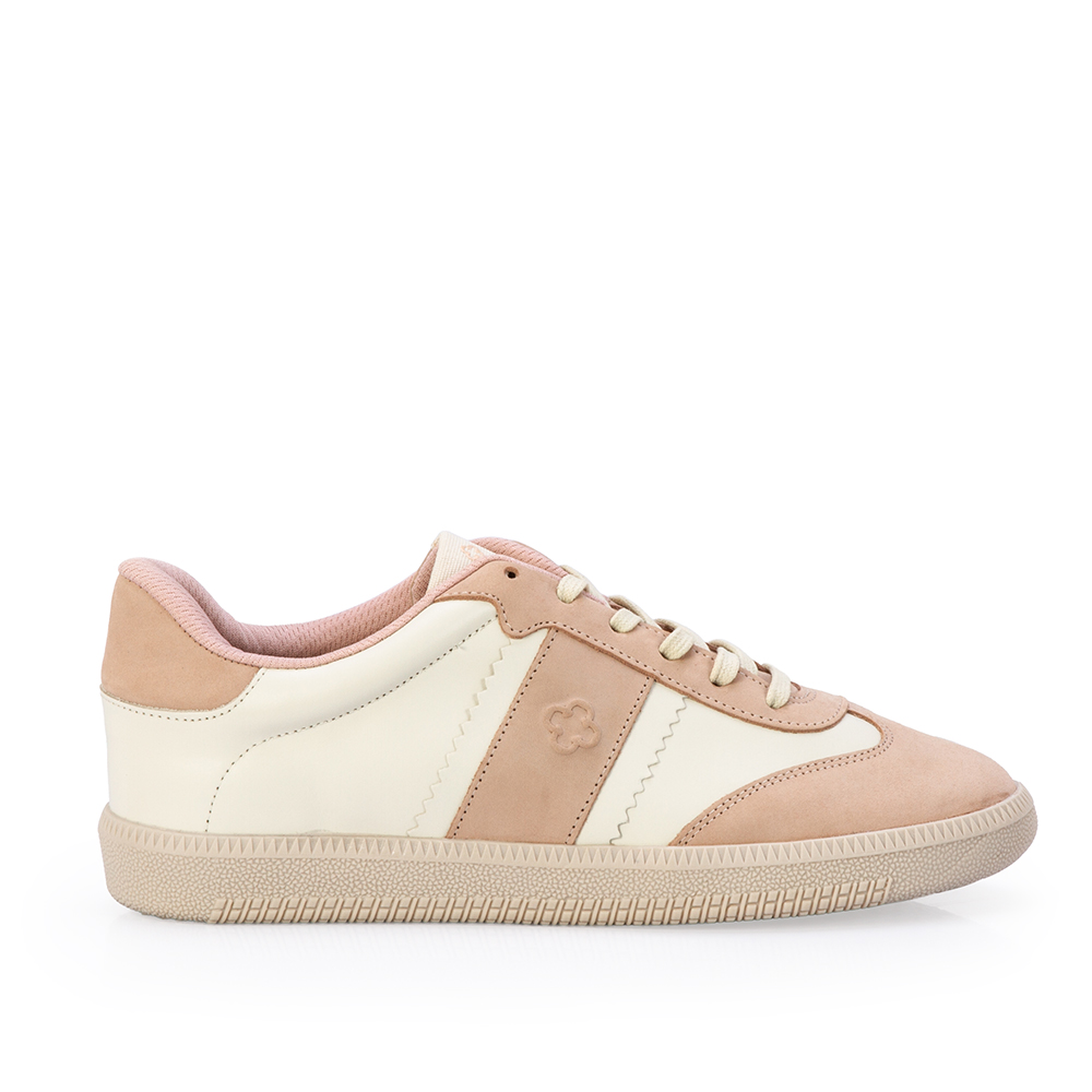 T&Ecirc;NIS FEMININO NUDE SEDA COURO NOBUCK AMARRA&Ccedil;&Atilde;O image number 0