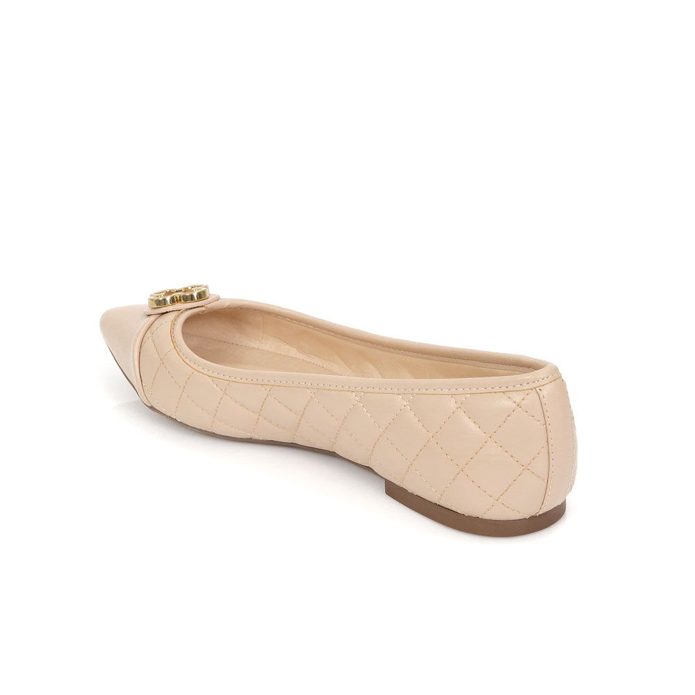 SAPATILHA CATHERINE BICO FINO NUDE SEDA DE COURO MATELASS&Ecirc; image number 2