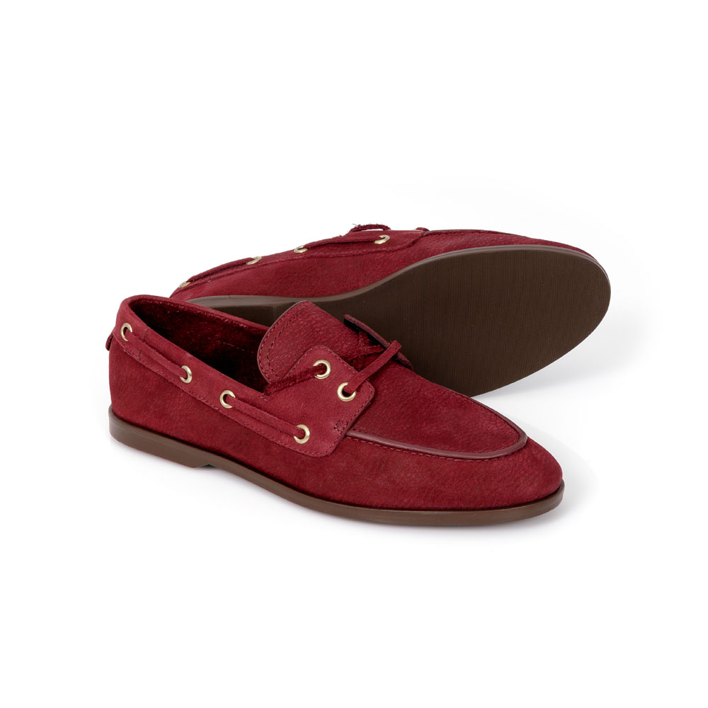 LOAFER MOCASSIM BORGONHA COURO NOBUCK image number 3