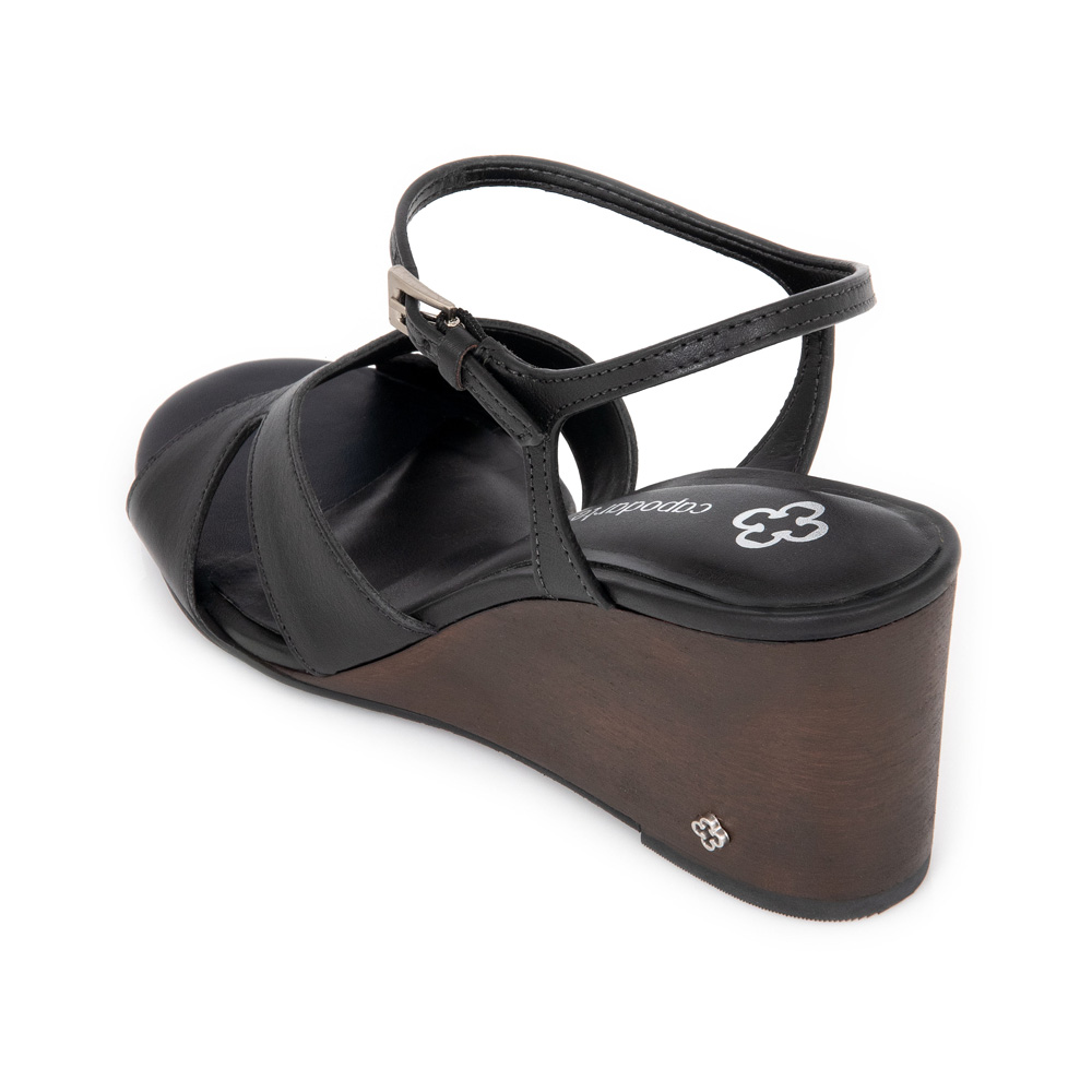 SAND&Aacute;LIA ANABELA PRETA COURO image number 2