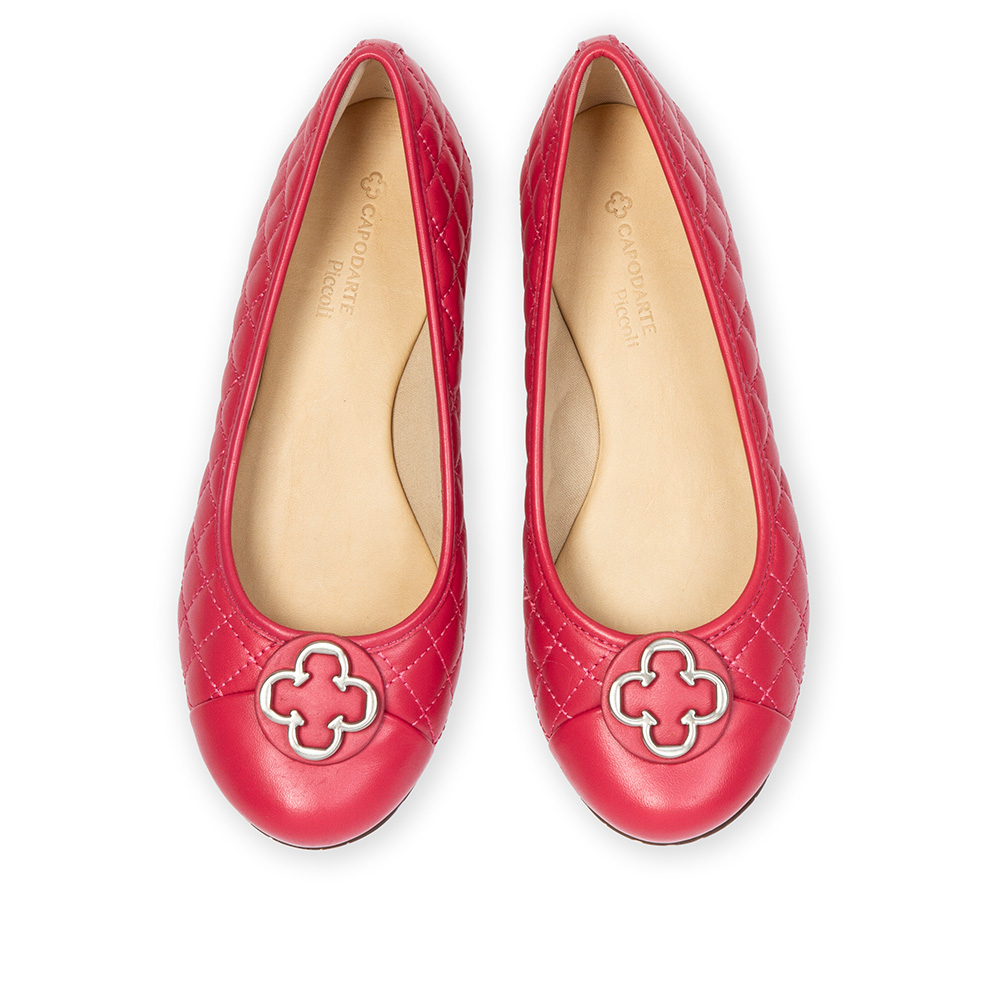 SAPATILHA CATHERINE INFANTIL COURO ROSA MAGNOLIA image number 4