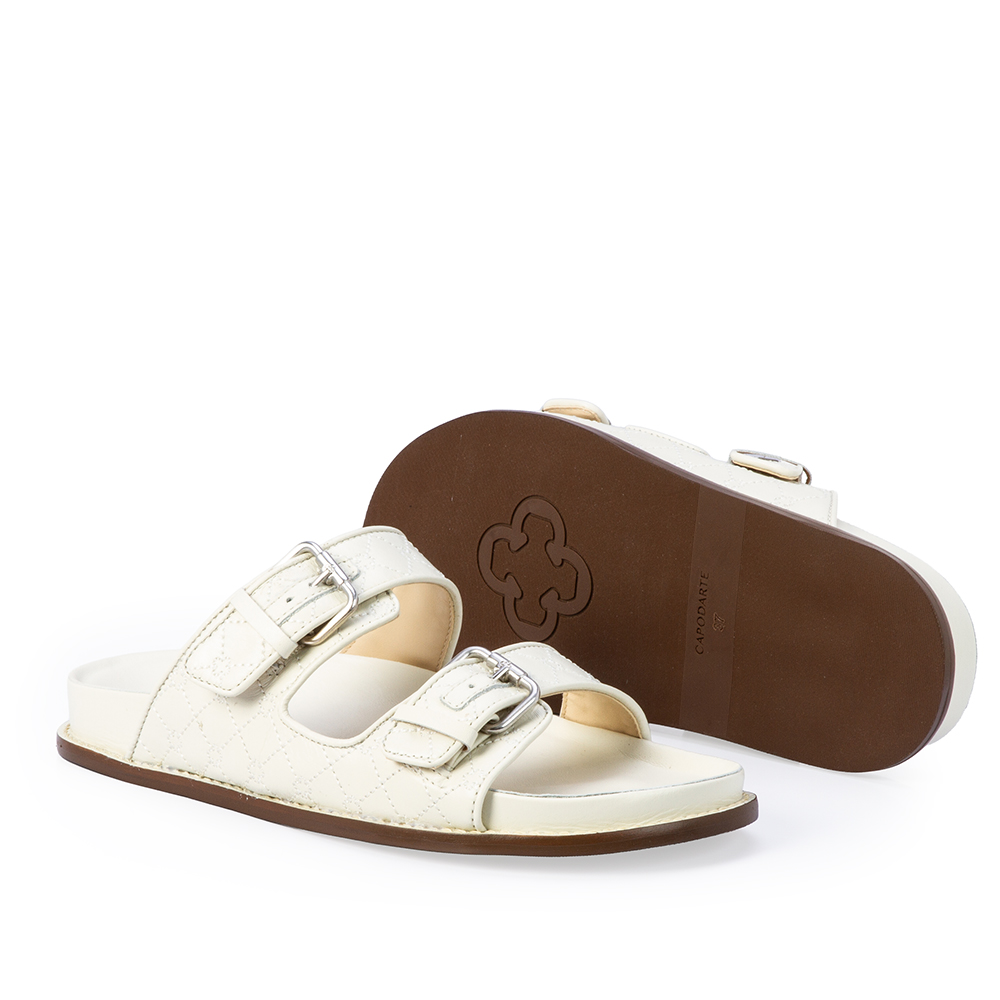 PAPETE BRANCO DUNA DE COURO MATELASS&Ecirc; image number 3