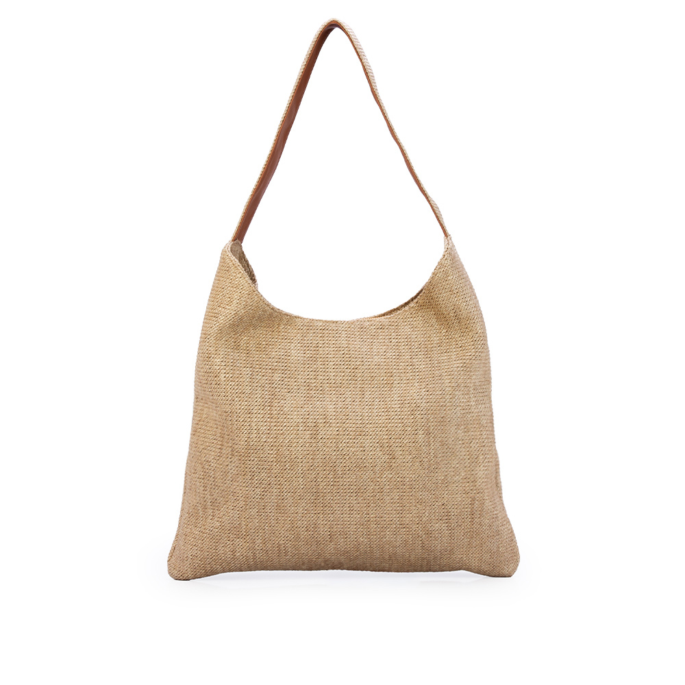 BOLSA GRANDE CARAMELO PALHA SHOPPER image number 2