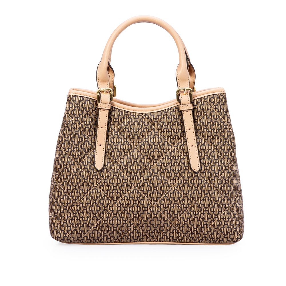 BOLSA TOTE M&Eacute;DIA MATELASS&Ecirc; MONOGRAMA BEGE image number 2