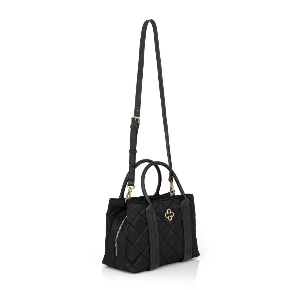 BOLSA TOTE PRETA M&Eacute;DIA image number 1