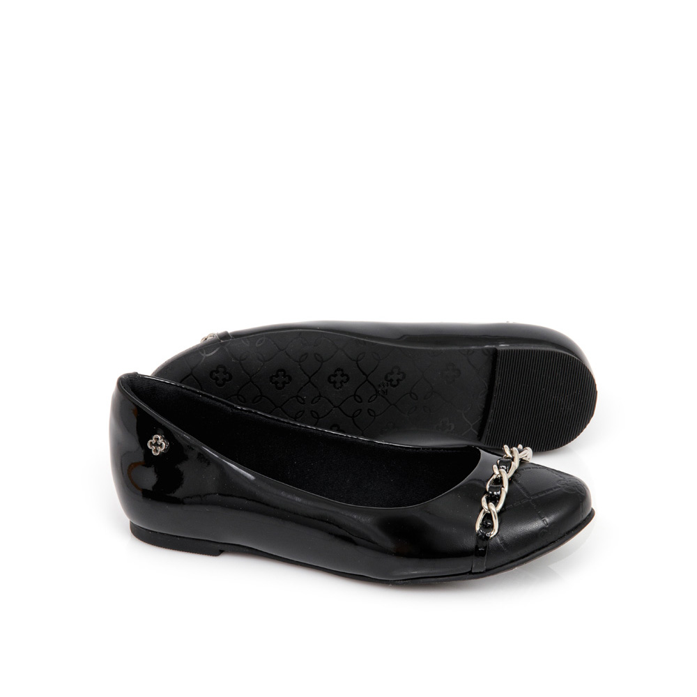 SAPATILHA PRETA INFANTIL MONOGRAMA CORRENTE image number 3