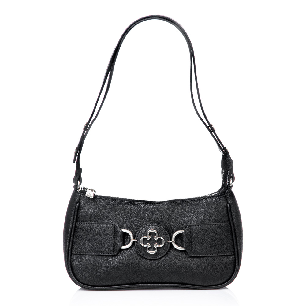 BOLSA BAGUETE PRETA image number 0