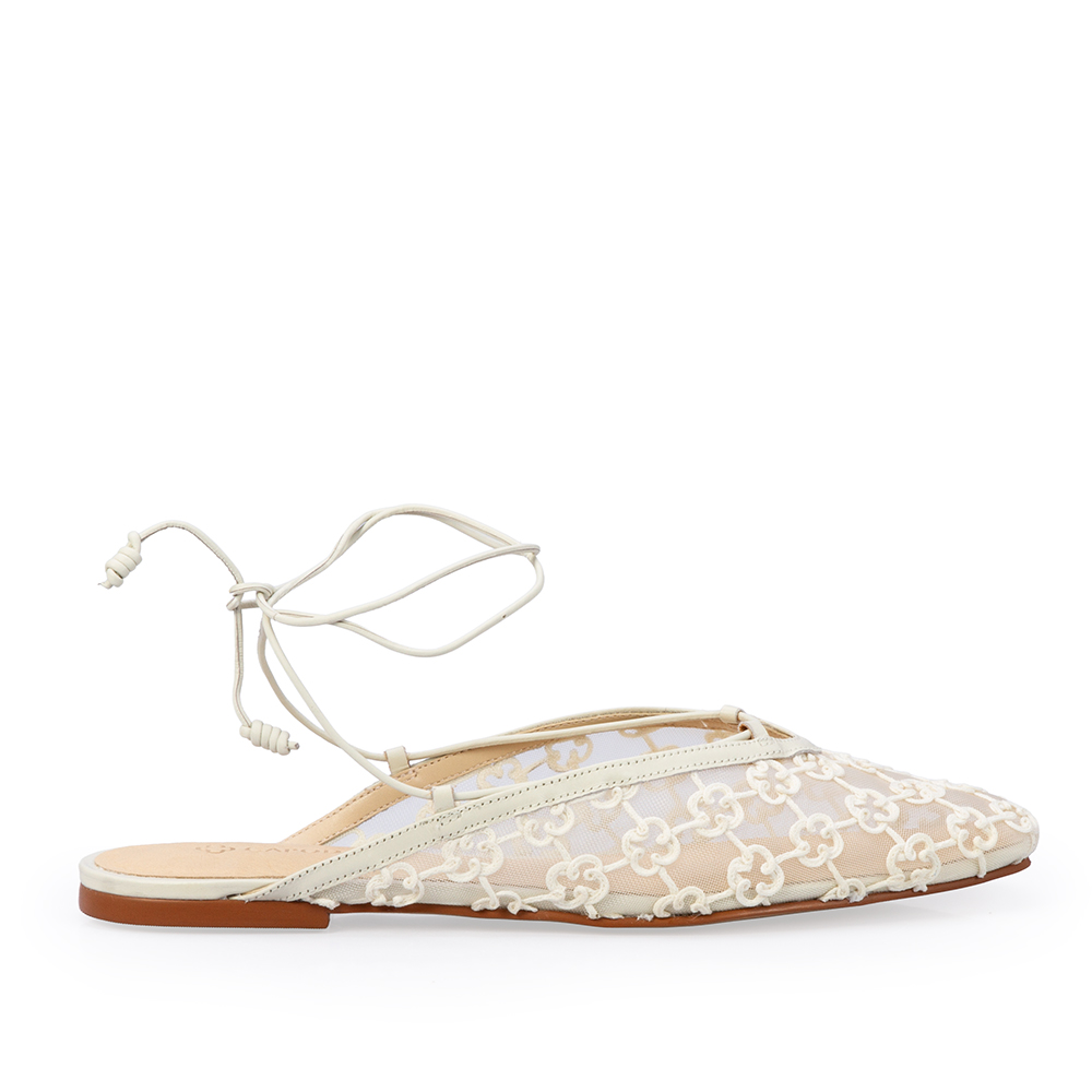 MULE TELA APLICA&Ccedil;&Atilde;O MONOGRAMA BRANCA AMARRA&Ccedil;&Atilde;O image number 0