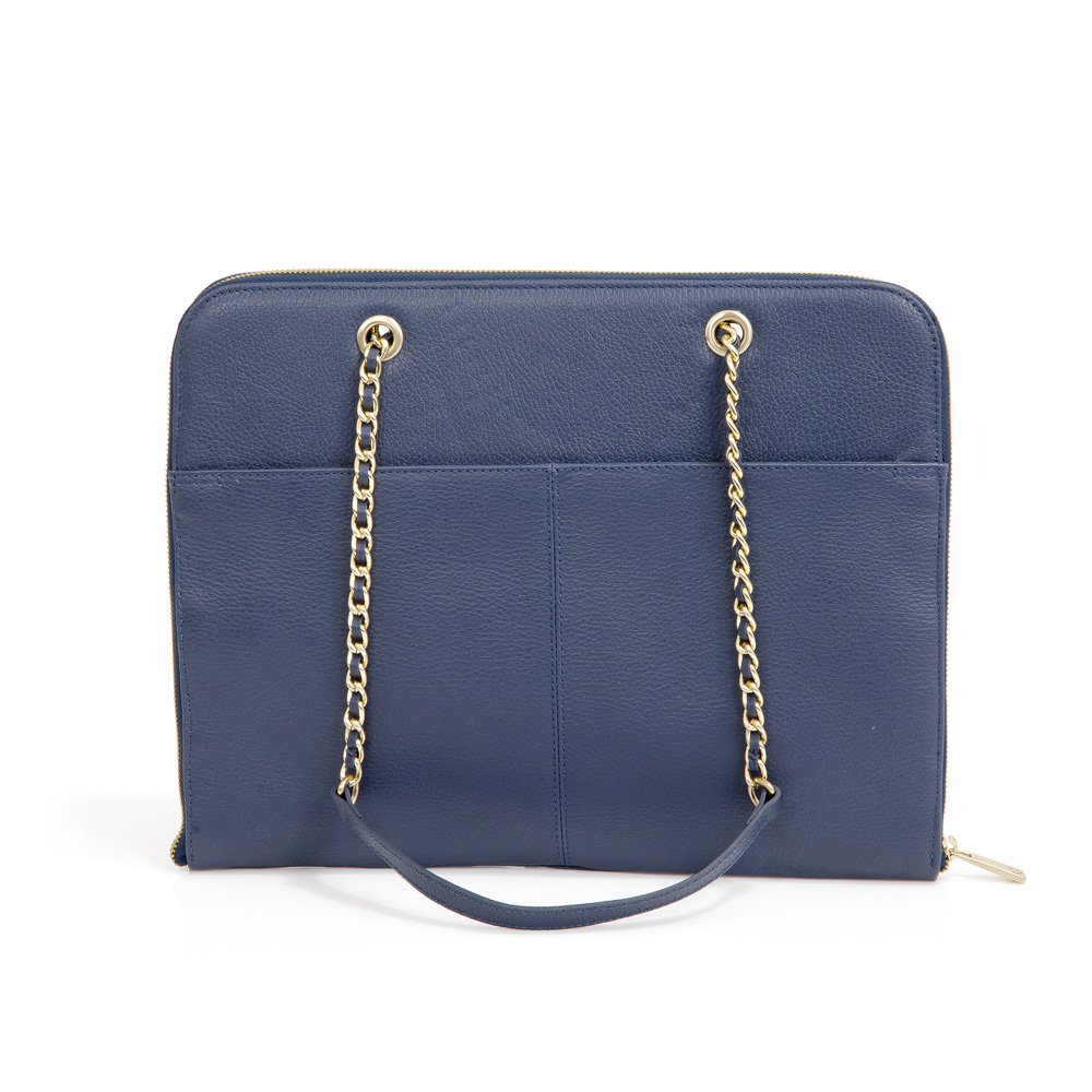 PASTA NOTEBOOK MARINHO AZZURRO DE COURO image number 1