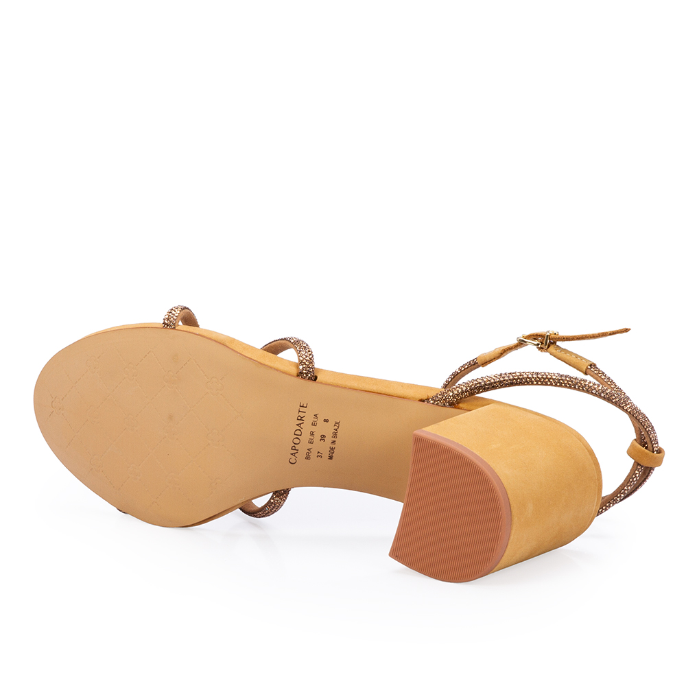 SAND&Aacute;LIA BEGE SAVANA SALTO BLOCO HOTFIX image number 3