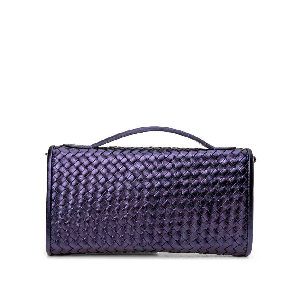 BOLSA CLUTCH MARINHO AZZURRO DE COURO TRESS&Ecirc; image number 2
