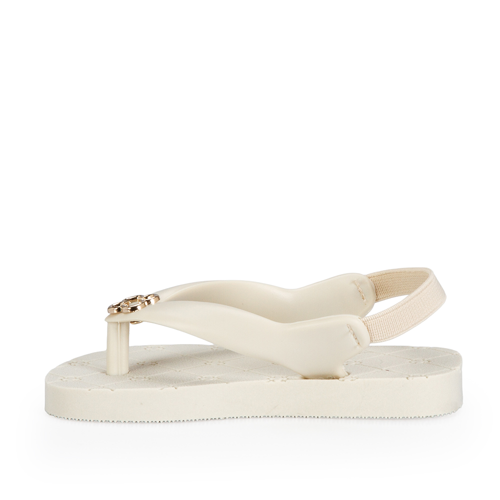 CHINELO BEB&Ecirc; BRANCO COM TIRA EL&Aacute;STICA INJETADO image number 2