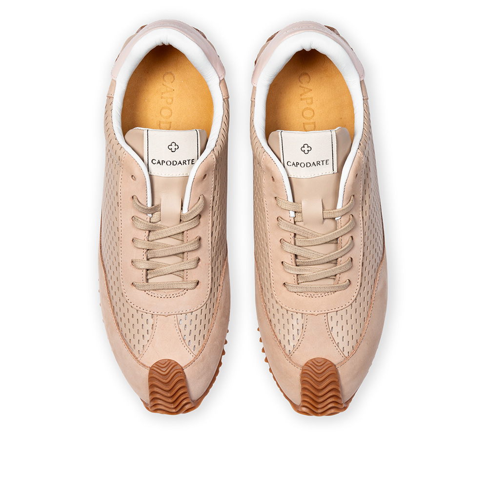 T&Ecirc;NIS FEMININO DE COURO NUDE SEDA AMARRA&Ccedil;&Atilde;O image number 4